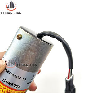 Solenoide de apagado 300743-00068 24V 65,25900-6006A Compatible con motor <span class=keywords><strong>Daewoo</strong></span> <span class=keywords><strong>Doosan</strong></span> D1146T P158LEP180LE P222LE - Product Image 5