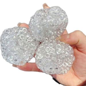 Handmade Crystal <b>Squeeze</b> <b>Ball</b> Kids' Noise <b>Ball</b> Toys Fidget Squishy Relieving Noisy <b>Ball</b> for Age 5-7 Years Gift Idea Wholesale - Product Image 1