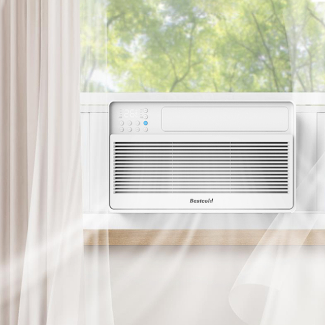 Bestcold 1.2 Ton Window Type Air Conditioner Heat Pump WiFi Control Energy Saving Electric for Hotels & Warehouses