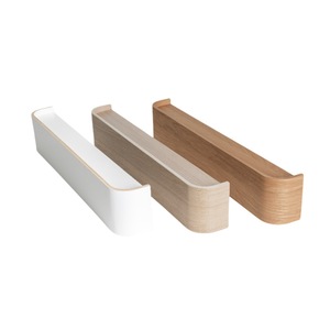 Cửa ra vào lưu trữ giá bằng gỗ tường <span class=keywords><strong>Rack</strong></span> với Hidden quần áo móc áo và mũ Giá móc chức năng lưu trữ chủ - Product Image 4