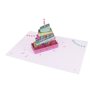 Tarjeta de Invitación 3D Pop-up de Cumpleaños WINPSHENG con Impresión Personalizada, Divertida y de Lujo, para Regalo de Amor - Product Image 4