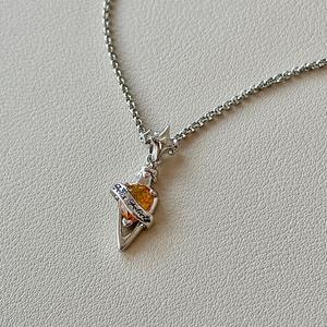 Collar de Plata de Ley S925 con Diseño de Cuatro Estrellas para Mujer, Estilo Moderno, Simple y Elegante, Cadena para Clavícula, Estilo Fresco - Product Image 3