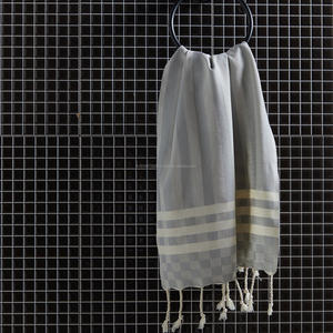 Serviette à main turque Lokum Peshkir, 45x90cm 17x35 "Fait à la main en Turquie Best-seller biologique en ligne commerce équitable - Product Image 4