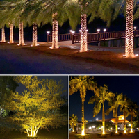 LED-Baumumarmungslampe für den Außenbereich, wasserdicht, Ring-Stangenleuchte für Garten-, Landschafts- und Ingenieurdekoration