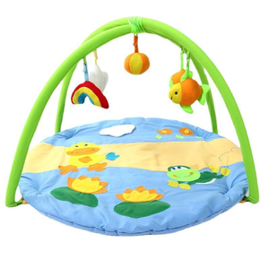 Tout-petits ramper couverture ronde dessin animé bébé <span class=keywords><strong>tapis</strong></span> de <span class=keywords><strong>jeu</strong></span> avec cadre de remise en forme doux <span class=keywords><strong>jeu</strong></span> <span class=keywords><strong>tapis</strong></span> de protection <span class=keywords><strong>tapis</strong></span> de <span class=keywords><strong>jeu</strong></span> - Product Image 4