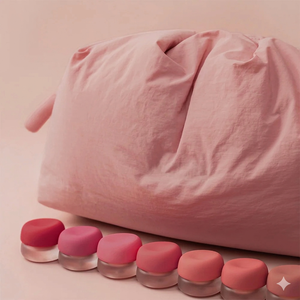 Pochette de maquillage chic personnalisée, légère, grande capacité, en nylon type guimauve, surdimensionnée - Product Image 4
