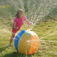 Ballon de plage gonflable de 50 cm, vente chaude, pulvérisation d'eau, jouet aquatique pour l'été