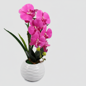 16.5 \ "orchidea artificiale con vaso 12 pz/CS simulazione verde - Product Image 4