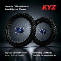 Ensemble de roues à rayons en alliage anodisé KYZ CNC 7116-T6 21/18 pouces Supermoto avec pneus Kenda pour Surron Ultra Bee Talaria Off-Road Racing Pro
