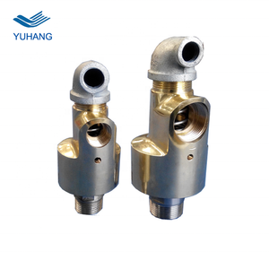 Union rotative à <span class=keywords><strong>eau</strong></span> haute vitesse Dualflow 1 pouce, fixation horizontale <span class=keywords><strong>de</strong></span> tuyau, boîtier en laiton - Product Image 3