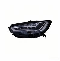 Projecteurs LED pour phares avant avec feux de jour LED, feux antibrouillard et clignotants séquentiels pour Audi A6L C7 2012-2015
