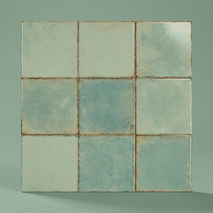 Piastrelle Manly Emerald Pre-Tagliate 45x45 Cm Lucide con Bordi Irregolari - Product Image 1