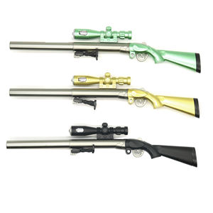 Led Light Creatief Sluipschuttersgeweer Modellering Gel Pen Wapens Zwart Bijvullen 0.5Mm Kids Cadeau Speelgoed Briefpapier Schoolbenodigdheden - Product Image 1