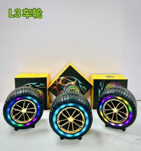 L3 Car Tire Wireless <b>Speaker</b> <b>LED</b> Colorful Light Heavy Bass <b>Speaker</b> TWS RGB BT Blue Tooth <b>Speaker</b> Portable Mini Subwoofer - Product Image 2