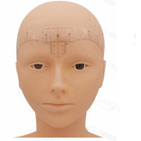 Autocollants jetables pour sourcils, 100/50 pièces/lot, règle, Microblading, adhésive, outil de maquillage Permanent