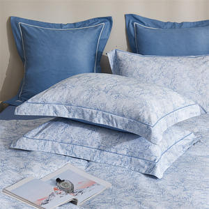 ชุดเครื่องนอนผ้าฝ้ายเนื้อนุ่มสี่ชิ้น ดูโอ ซี อ้าย เม่ย เหมียน คัง ลายดอกไม้ทันสมัย ไม่ยับ ซักเครื่องได้ - Product Image 5