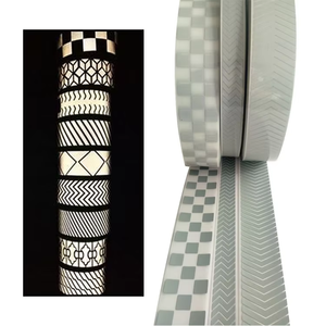 Высокотемпературная стирка высокой видимости, серебристо-серая Светоотражающая пробивная пленка, клейкая лента, термопробивная пленка для одежды - Product Image 6