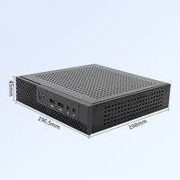 INYUDA komputer Mini Desktop Core I7, generasi 11 dengan RAM 8G DDR4 dan SSD 256G
