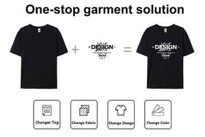 Venta al por mayor en blanco liso personalizado de gran tamaño de algodón peinado 220gsm camiseta 220 Gsm manga corta Uomo Fur Manner camiseta - Product Image 5