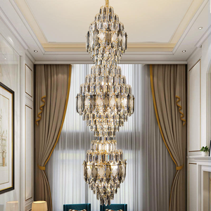 Lampadario di Cristallo Moderno Personalizzato per Arredamento Casa di Lusso, Lampada a Sospensione per Soggiorno, Villa, Scale, Sala Banchetti, Hotel, Luce a LED Pendente - Product Image 3
