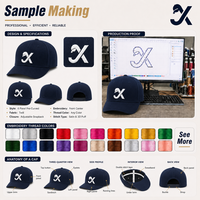 Casquette de baseball en coton JX en gros, lot en vrac, taille ajustable, couleur unie, personnalisable avec logo brodé, marque privée