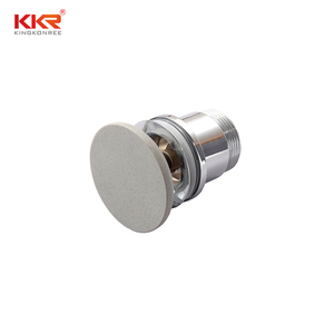 KKR Phòng Tắm Thiết Bị EDM Logo Pop Up Thải Matte Bóng Acrylic Rắn Bề Mặt Nhựa Đá Che Brass Bồn Rửa Bồn Rửa Chén drainer - Product Image 4