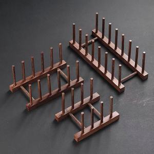 Wooden <b>tea</b> cake rack, solid wood <b>tea</b> tray display <b>stand</b>, dustproof storage box, multi-layer Pu'er <b>tea</b> storage rack - Product Image 3
