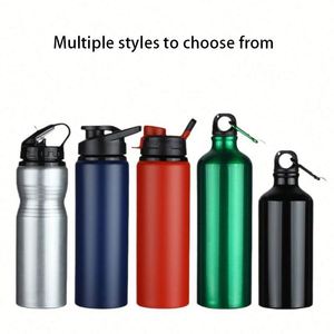 Botellas Deportivas de Aluminio de Pared Simple de 600ml y 750ml con Tapa, Personalizables con Logotipo, para Ciclismo, Regalo Promocional al por Mayor - Product Image 5