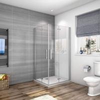 Charnière de salle de bain européenne sans cadre douche porte en verre Pivot cabine de douche pliante