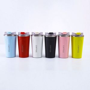 Gobelet isotherme en acier inoxydable de 380 ml et 510 ml avec isolation thermique de 12 à 24 heures, tasse de bureau avec couvercle - Product Image 2