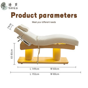 Shi Lu Factory Luxcuy, mesa de tratamiento de masaje cosmético, Spa Facial, reclinable, cama de belleza de pestañas curvas eléctricas - Product Image 6