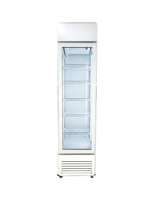 Refrigerador Vertical <span class=keywords><strong>de</strong></span> Exhibición Pepsi a <span class=keywords><strong>Precio</strong></span> <span class=keywords><strong>de</strong></span> Fábrica, Refrigerador Comercial Delgado con Puerta <span class=keywords><strong>de</strong></span> Vidrio Única para Supermercados - Product Image 1