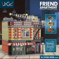 Xmork Friends, Bloques de Construcción del Apartamento de The Big Bang Theory, Juguete Educativo de Plástico, Modelo de la Serie de TV