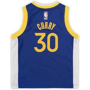 Maillot Golden State Warriors Curry 30 Blue Icon Edition pour garçons de 4 à 7 ans, anti-humidité - Product Image 3