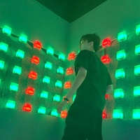 Juego de Escalada en Roca Interactivo Multijugador con Botones de Desafío, Iluminación LED Interior Kydavr, Juego de Escalada en Roca con Activación por Luz LED, por Tiempo Limitado