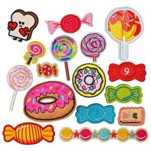 Colección Sweetie: Parches Termoadhesivos Bordados de Tostadas, Dulces, Donuts, Helados y Piruletas para Decoración de Ropa y Bolsos Infantiles - Product Image 2
