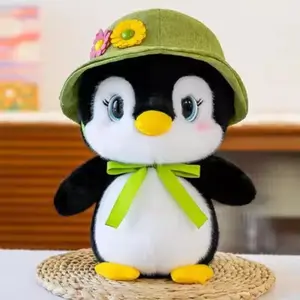 8 Zoll niedlicher Hut Pinguin Plüsch-Spielzeug kleine Pinguinpuppe Geburtstagsgeschenk für Kinder Fangsmaschine-Puppe Großhandel