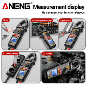 ANENG CM86 Hochpräzises Digitales Zangenamperemeter AC/<span class=keywords><strong>DC</strong></span> Strom- und Spannungsmessgerät Elektrikerwerkzeug - Product Image 5