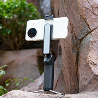 Trípode Selfie Stick 3 en 1 Feichao, 125 mm, Tamaño de Bolsillo, 140 g, Ultraligero, con Control Remoto para Teléfonos de 4 a 7 Pulgadas, Ideal para Viajes, Vlogs y Transmisiones en Vivo