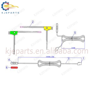 GT13 GT16ที่เชื่อมต่อ <span class=keywords><strong>VR1</strong></span> HF201เสาอากาศฟิล์ม ISDB-S รถยนต์สำหรับเครื่องเล่นรถสายรัดเสาอากาศ - Product Image 5
