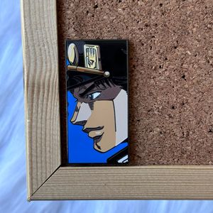 6 estilos <span class=keywords><strong>JoJo</strong></span>'<span class=keywords><strong>s</strong></span> Bizarre Adventure Anime aleación broche Cosplay Comic botón pines <span class=keywords><strong>ropa</strong></span> mochilas dibujos animados insignia esmalte - Product Image 5