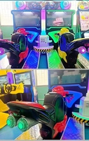 Simulateur de conduite de motos dynamique à double balancier pour 2 joueurs, à monnayeur, pour parcs d'attractions et centres commerciaux