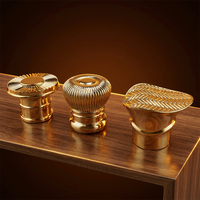 Service de personnalisation sur mesure de bouchons de flacons de parfum en acier inoxydable usinés CNC, bouchons de parfum de luxe pour flacons
