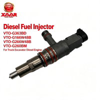 Inyector Diésel VTO-G363BD VTO-G166W48B VTO-G266W48B VTO-G260BM para Camiones y Excavadoras con Motor Diésel