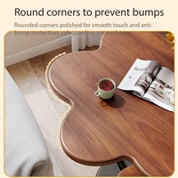 Table d'appoint pour canapé, usage domestique, chambre à coucher, salon, petite table basse, table de chevet, table ronde de balcon, petite table de style vintage