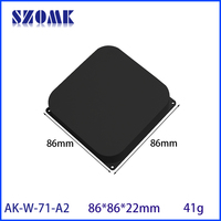 Caja de Plástico para Montaje en Pared de 86*86*22 mm, Caja de Plástico para Montaje de PCB