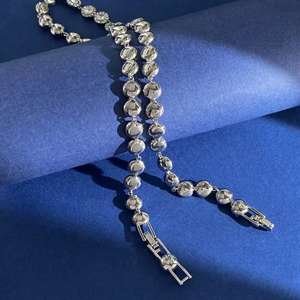 Collier œil de tigre en bijouterie fantaisie, collier luxueux en zircon cubique pour homme, collier pour femme, vente en gros du fabricant - Product Image 4