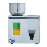 Máquina de subpaquete de partículas CE, bolsas de pesaje automático, máquina de llenado de polvo de té y café, máquina de llenado de polvo de bolsita 1gr