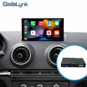 Décodeur sans fil Apple CarPlay Android Auto pour <span class=keywords><strong>Audi</strong></span> A1 A3 A5 A6 A8 <span class=keywords><strong>Q2</strong></span> Q3 Q5 Q7 S4 S5 <span class=keywords><strong>MMI</strong></span> 3G MIB RMC Mirrorlink Multimédia - Product Image 1