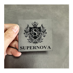 12X18 Pouces Faux Cuir Motif 1.78mm Blanc Laserable <span class=keywords><strong>Similicuir</strong></span> pour Gravure Laser Avec Dos Gris - Product Image 5